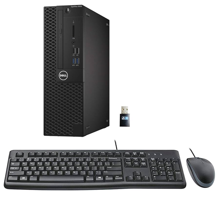 Amazon.com: Dell Optiplex 3050 SFF Desktop with Keyboard and